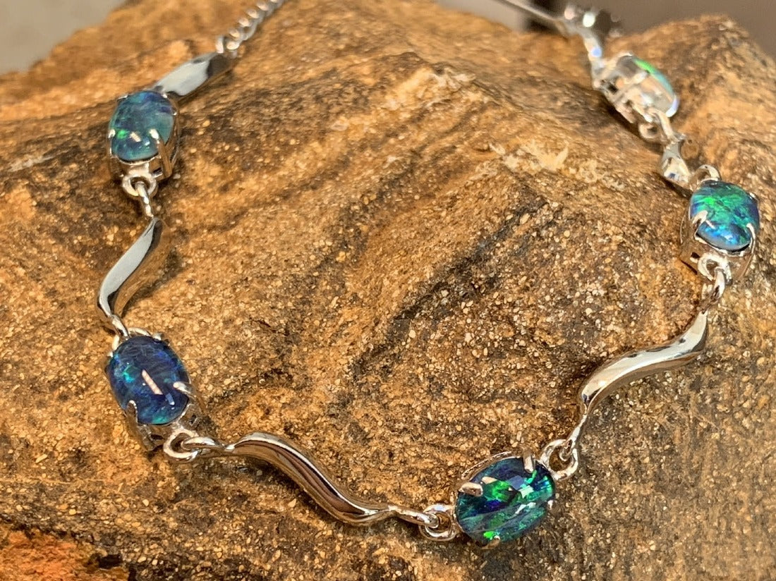 SS 7x5 T/O brac - Masterpiece Jewellery Opal & Gems Sydney Australia | Online Shop