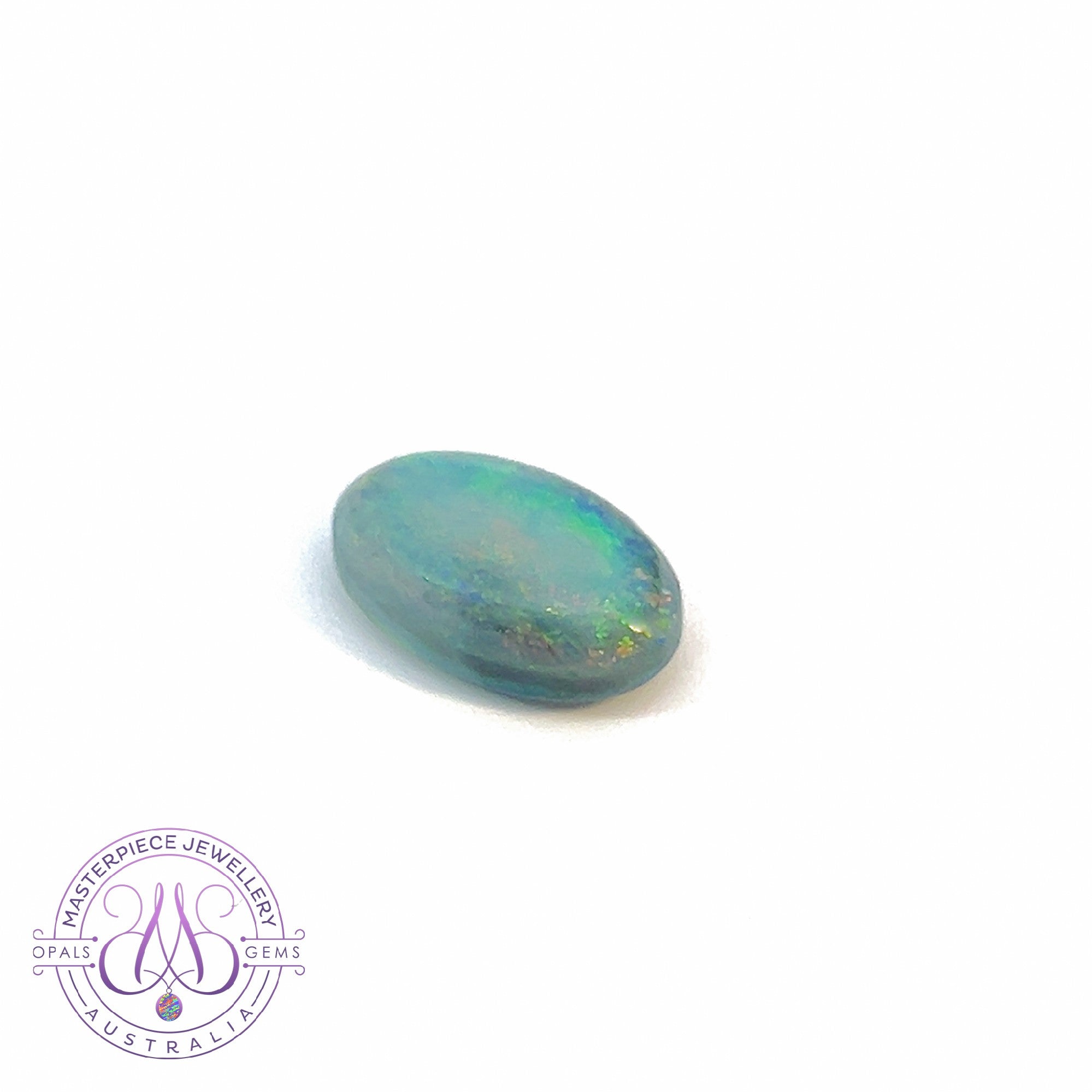 One loose Black Opal 6.37ct Oval shape