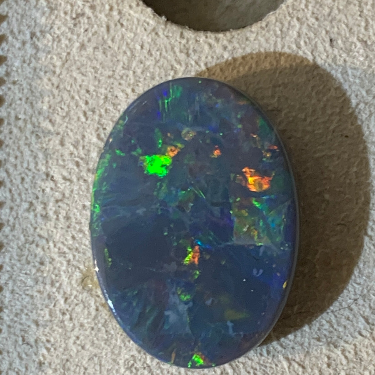 Black Opal 5.22ct Oval shape