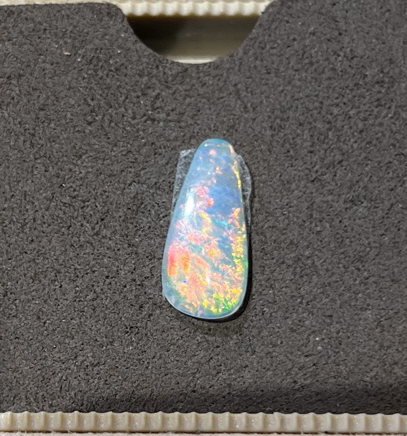 Freeform 1.15ct Crystal Opal Red colour