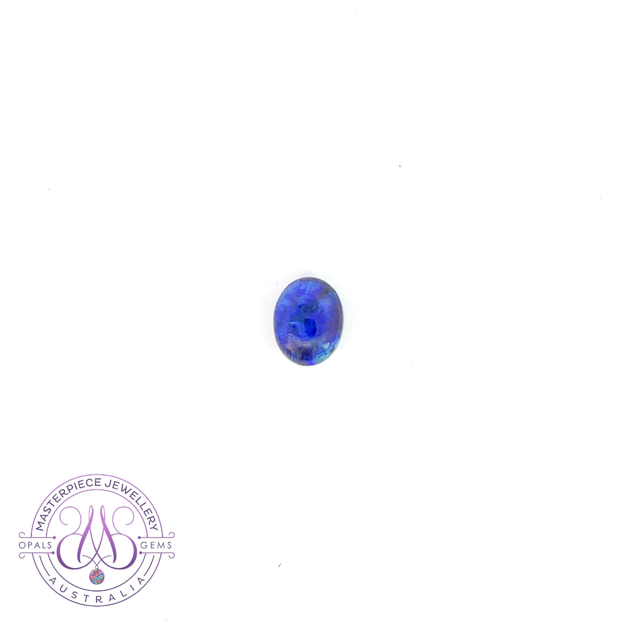 Black Opal 3.75ct Blue flash