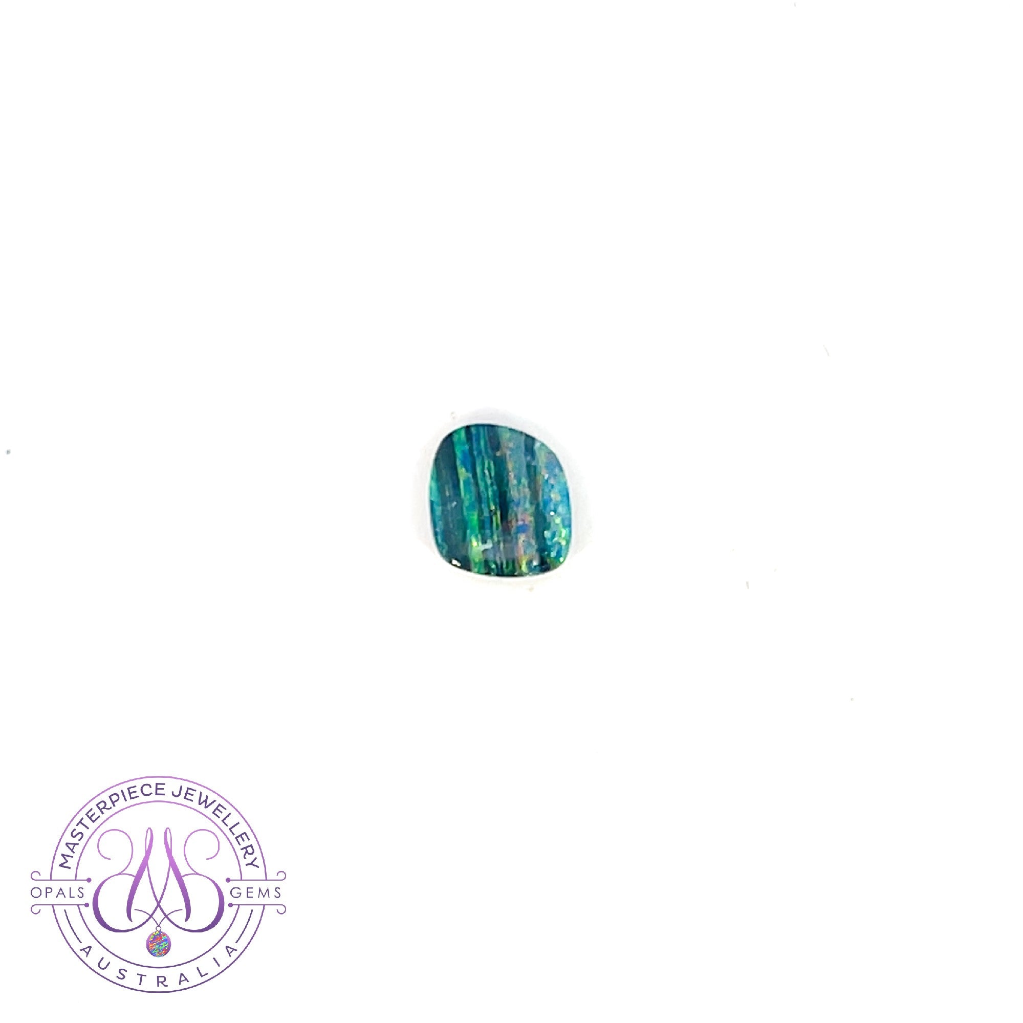Loose square opal doublet 1.8ct