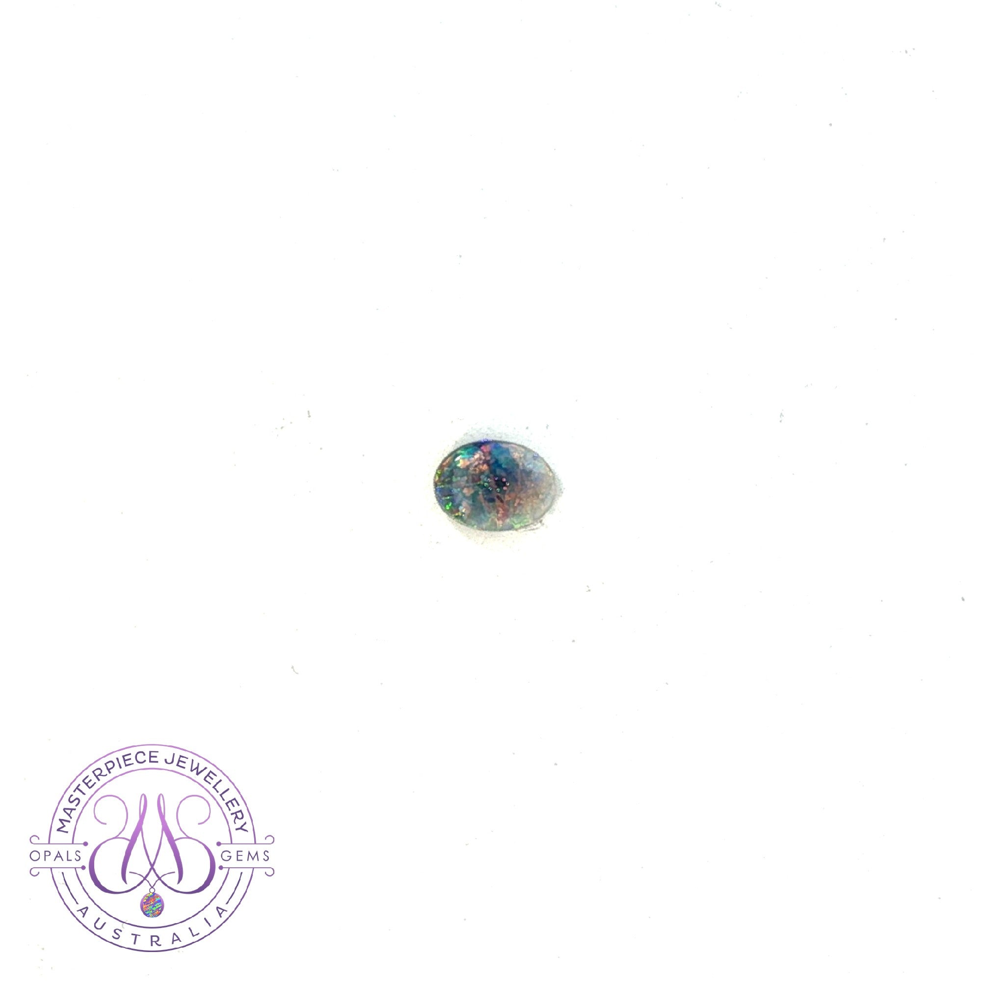 Black Opal 0.55ct oval