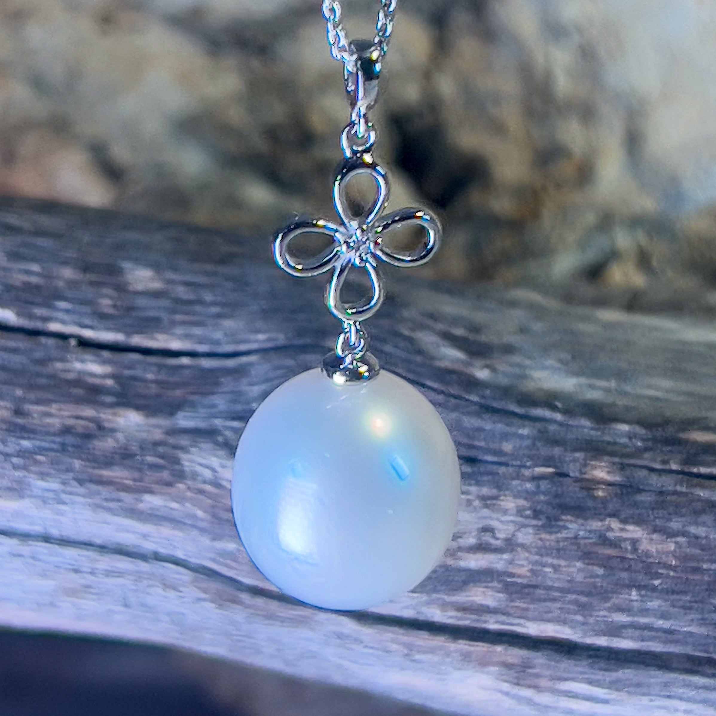 Sterling Silver South Sea 11mm Pearl pendant - Masterpiece Jewellery Opal & Gems Sydney Australia | Online Shop
