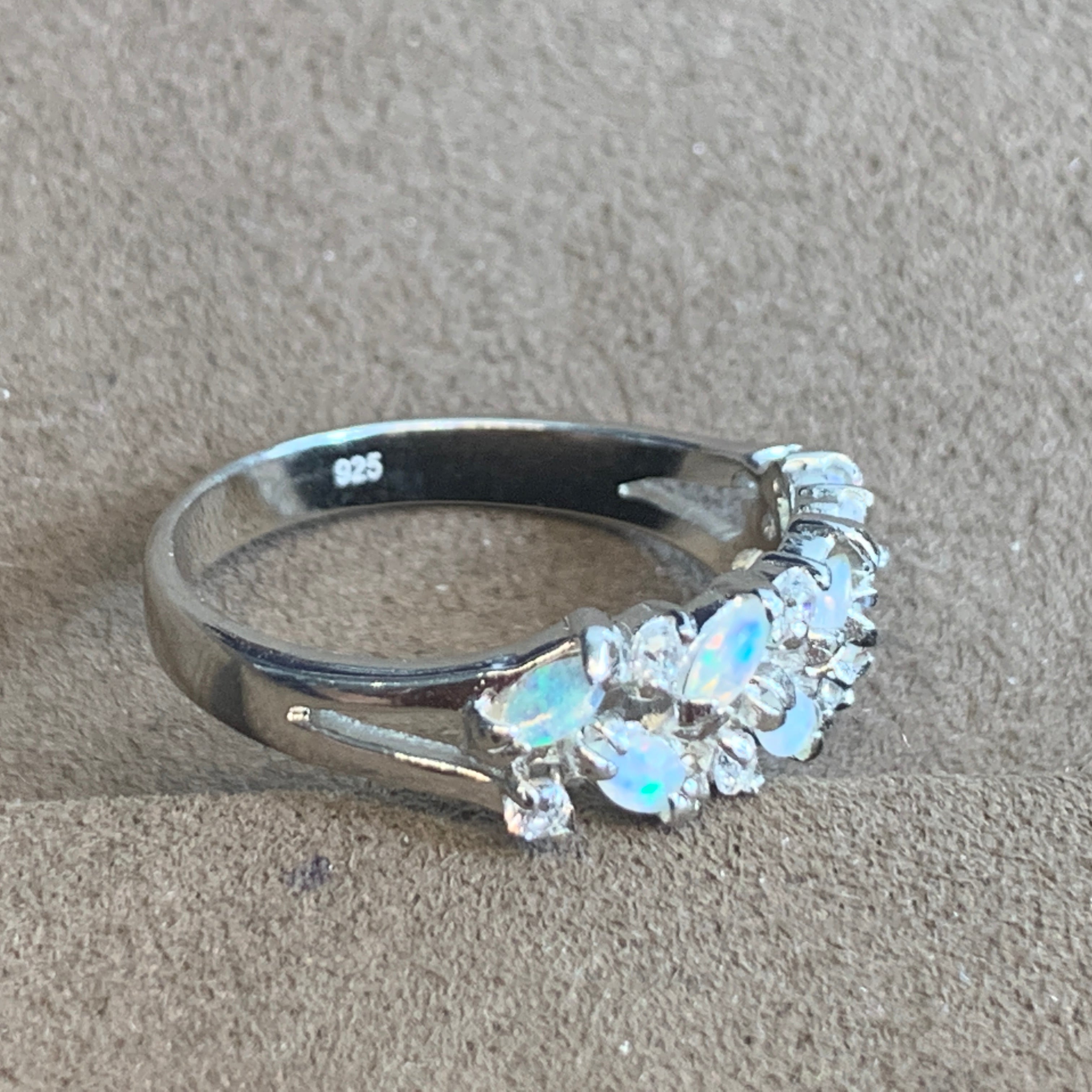 STERLING SILVER OPAL RING - Masterpiece Jewellery Opal & Gems Sydney Australia | Online Shop