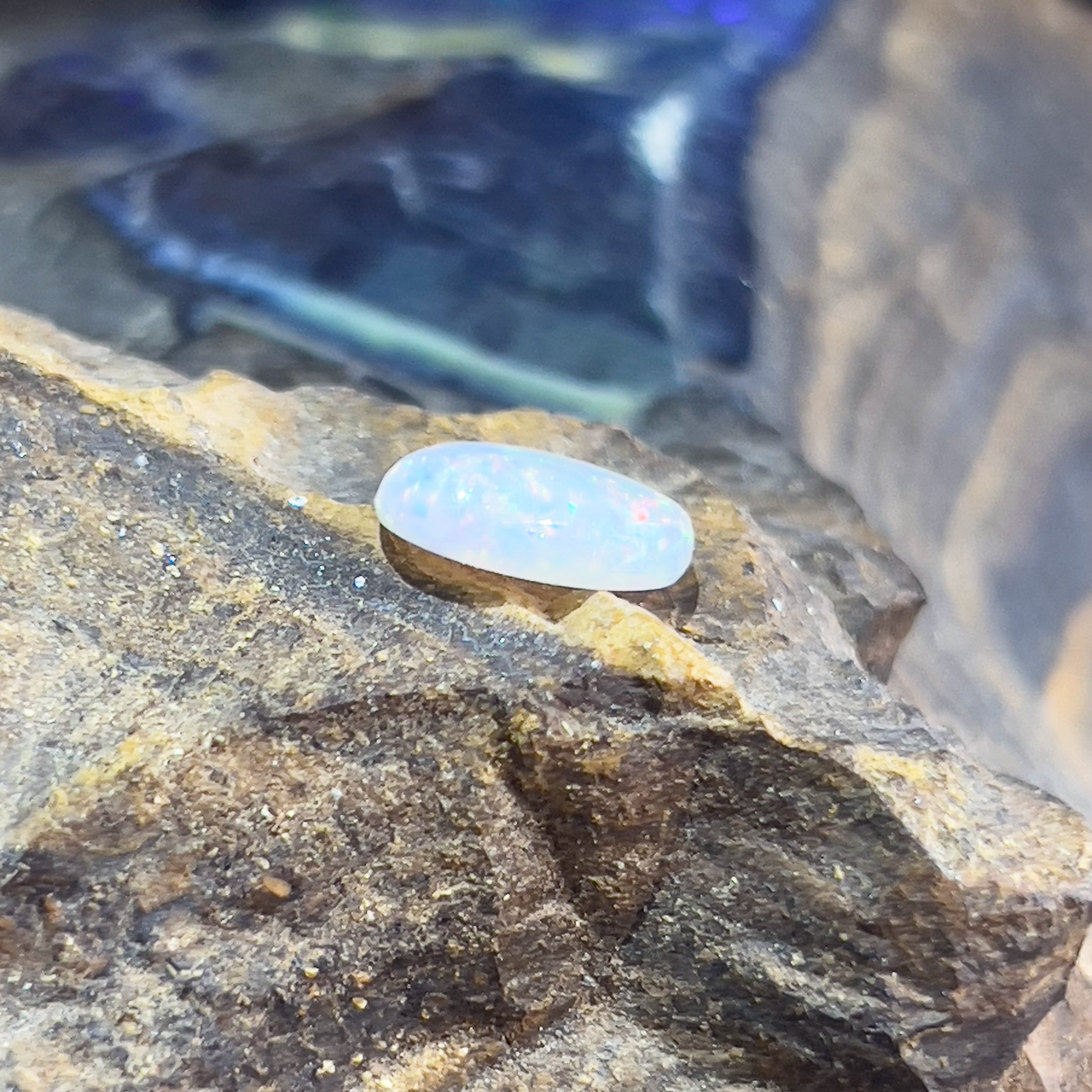 Oval White Opal 1.89ct - Masterpiece Jewellery Opal & Gems Sydney Australia | Online Shop