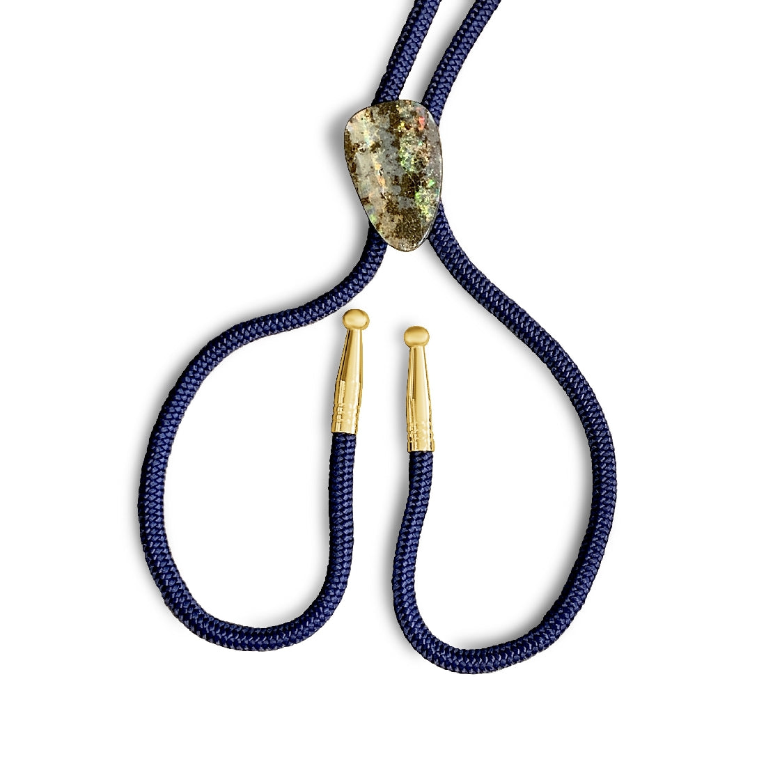 Bolo Boulder Opal and Silver tie - Masterpiece Jewellery Opal & Gems Sydney Australia | Online Shop