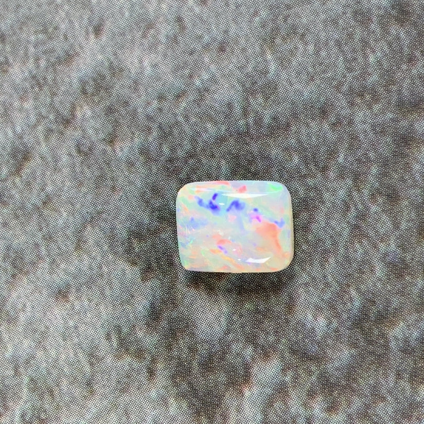 Loose Light Olymic Field Opal rectangular 0.9ct - Masterpiece Jewellery Opal & Gems Sydney Australia | Online Shop