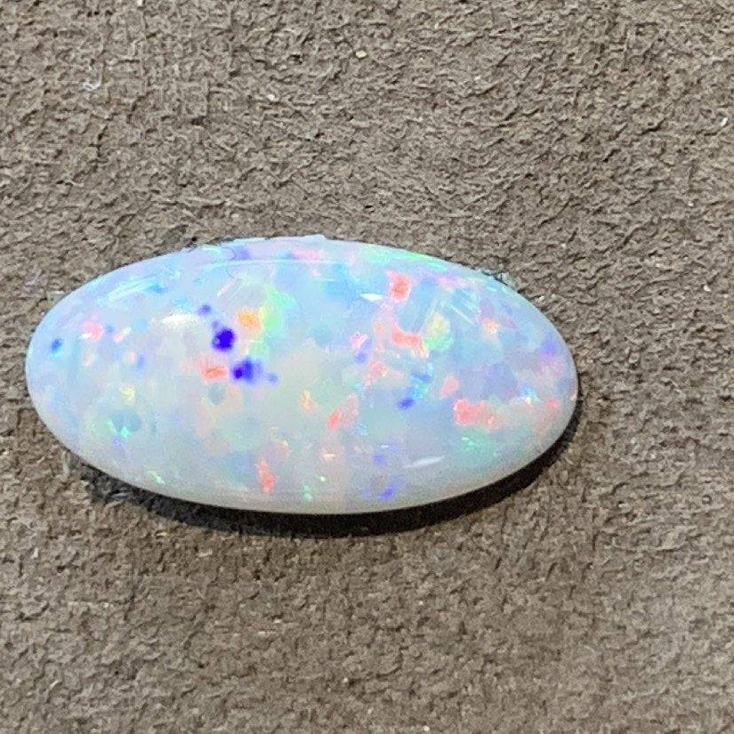 White Opal 1.6ct - Masterpiece Jewellery Opal & Gems Sydney Australia | Online Shop