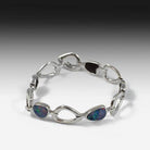 Silver Opal bracelet - Masterpiece Jewellery Opal & Gems Sydney Australia | Online Shop
