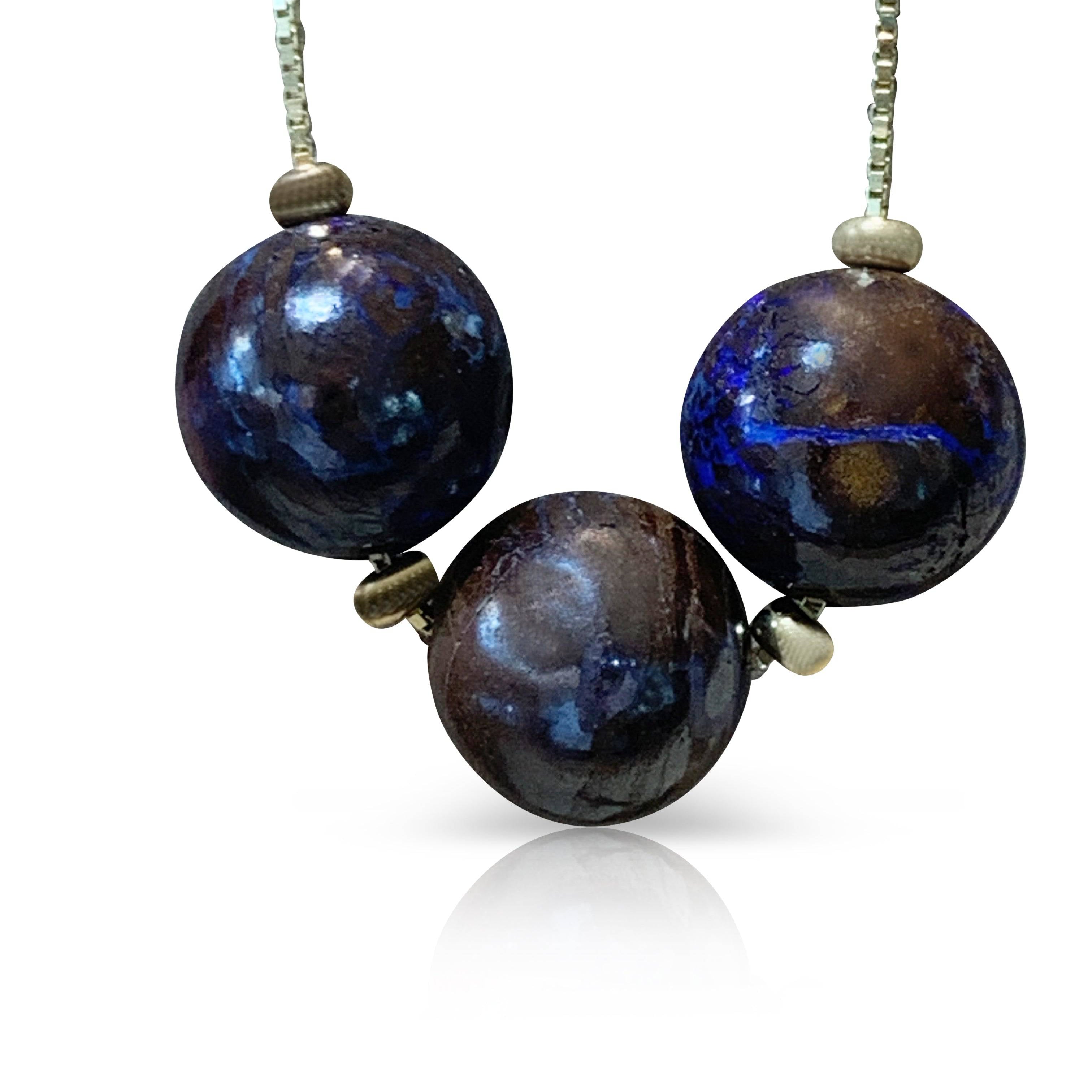 Matrix Opal slider chain - Masterpiece Jewellery Opal & Gems Sydney Australia | Online Shop