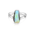 Sterling Silver Boulder Opal ring - Masterpiece Jewellery Opal & Gems Sydney Australia | Online Shop