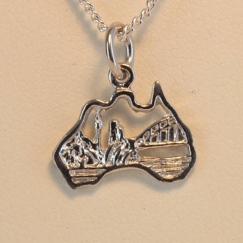 S/SIL AUS MAP - Masterpiece Jewellery Opal & Gems Sydney Australia | Online Shop