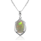 Sterling Silver Opal pendant 