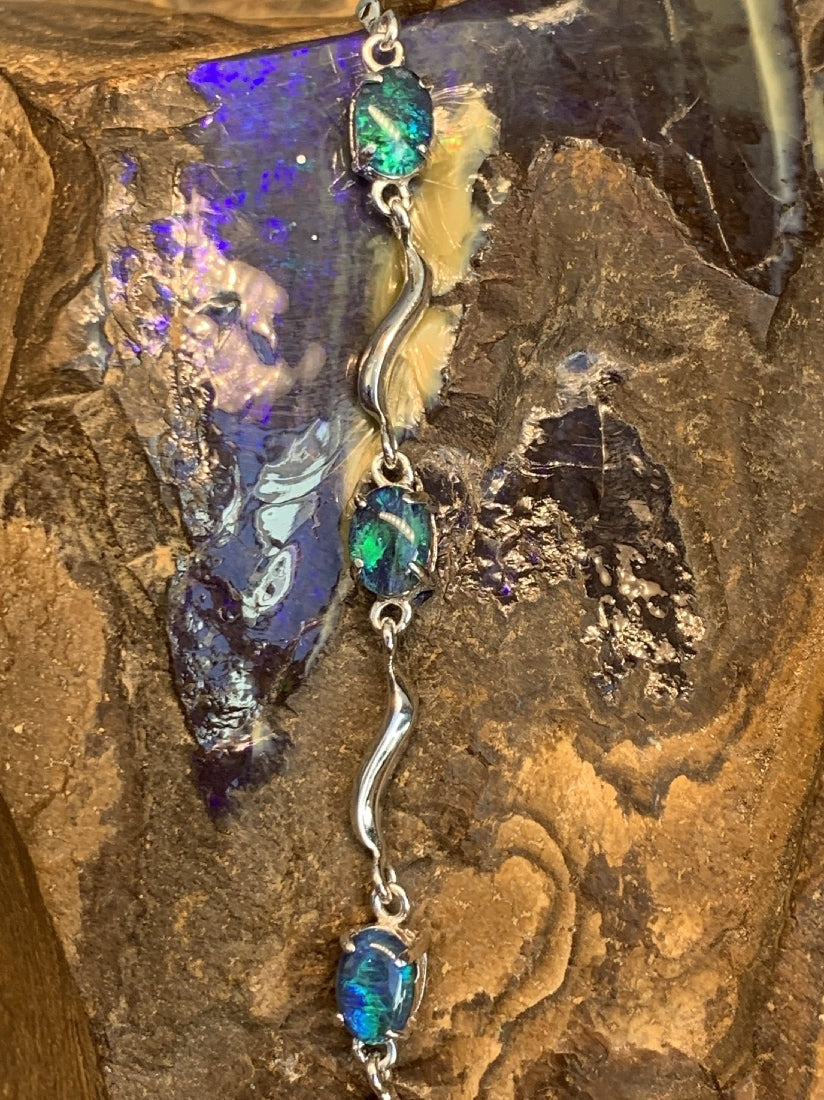 SS 7x5 T/O brac - Masterpiece Jewellery Opal & Gems Sydney Australia | Online Shop