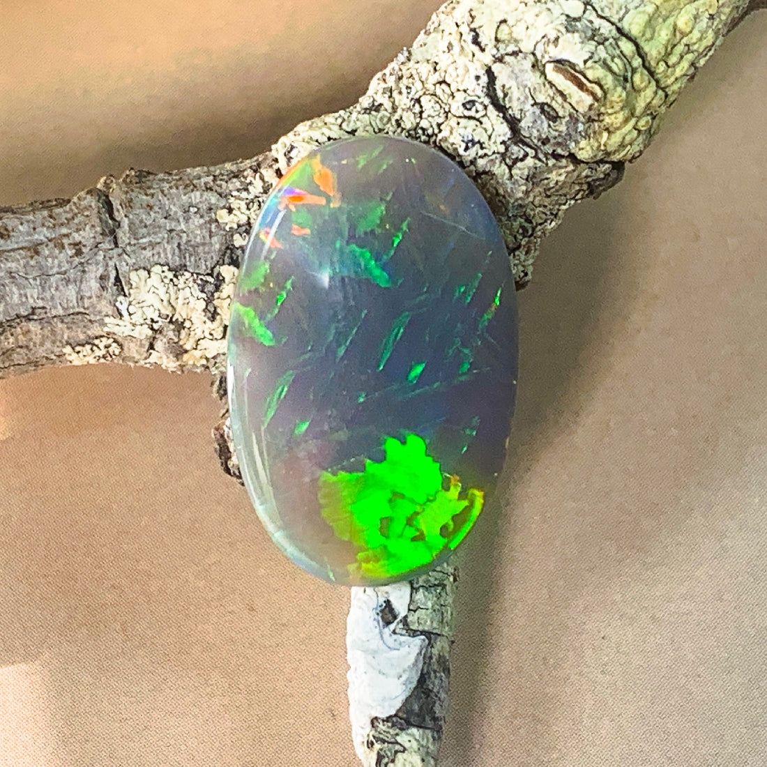 Black Opal 4.83ct Blue Green - Masterpiece Jewellery Opal & Gems Sydney Australia | Online Shop