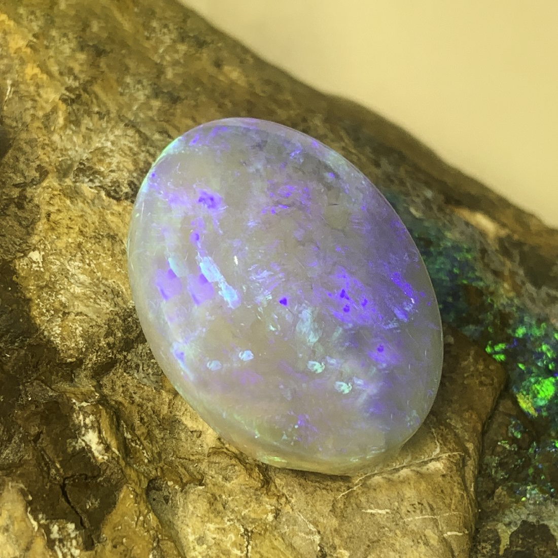 Black Opal Blue Light body tone 45ct - Masterpiece Jewellery Opal & Gems Sydney Australia | Online Shop