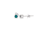 Sterling silver 3mm Opal triplet studs - Masterpiece Jewellery Opal & Gems Sydney Australia | Online Shop