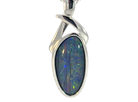 Sterling Silver Opal triplet pendant 28.6x11.1mm - Masterpiece Jewellery Opal & Gems Sydney Australia | Online Shop