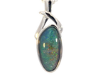 Sterling Silver Opal triplet 28.5x11.2mm pendant - Masterpiece Jewellery Opal & Gems Sydney Australia | Online Shop