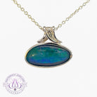 Sterling Silver Opa ltriplet 16.6x18.9mm pendant - Masterpiece Jewellery Opal & Gems Sydney Australia | Online Shop