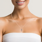 Silver Rose Gold plated 5mm Opal triplet cross pendant - Masterpiece Jewellery Opal & Gems Sydney Australia | Online Shop