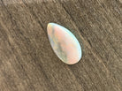 Pearshape Black Opal with red colour 7.08ct