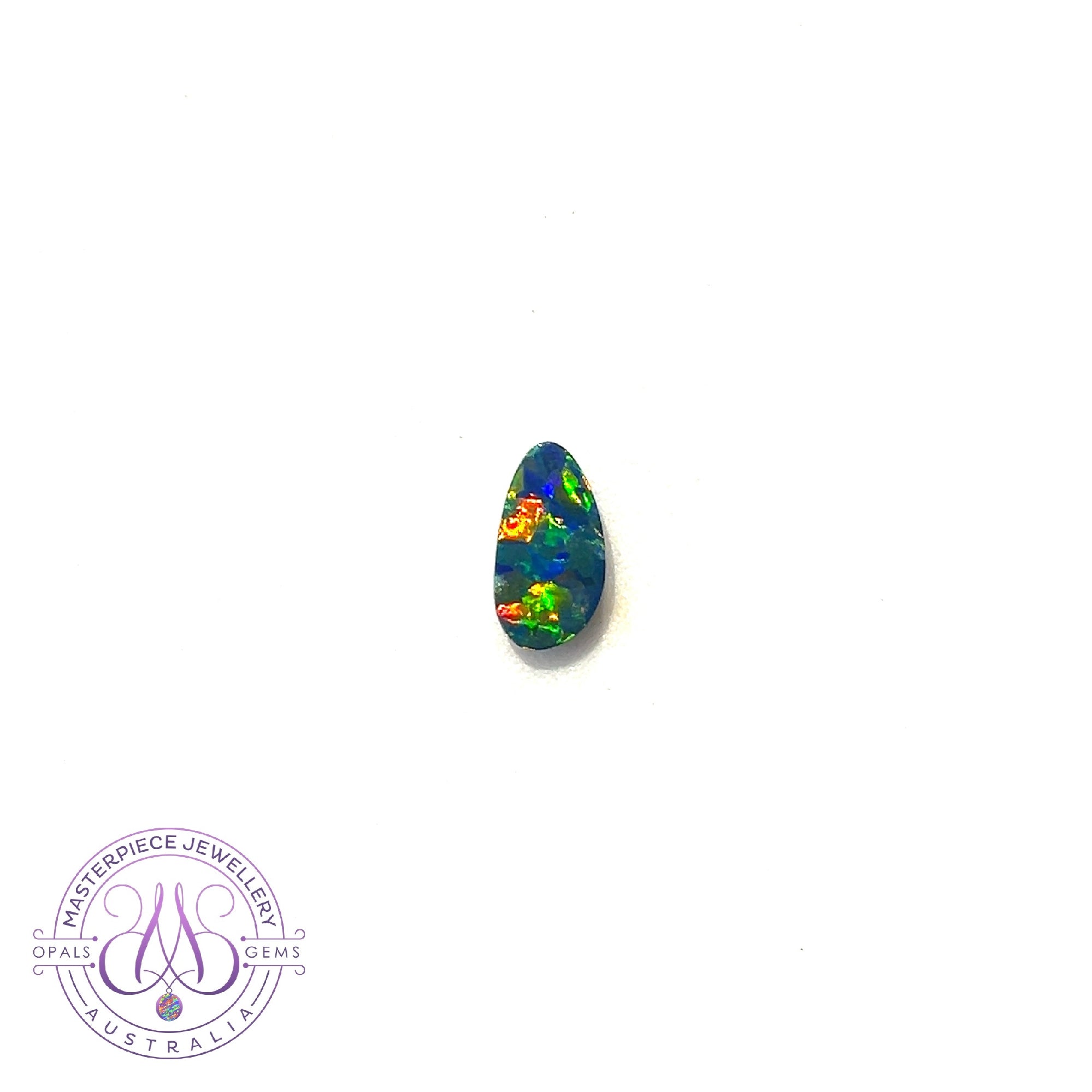 Loose Opal doublet Yellow Blue Masterpiece Jewellery Opal Gems Sydney Australia Online Shop