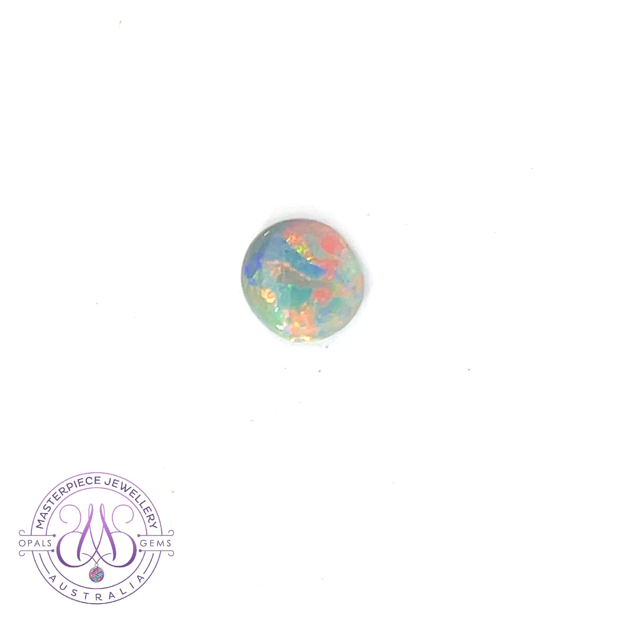 One 2.35ct Black Opal Red Blue Yellow