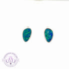 Sterling Silver Freeform Opal doublet earrings