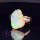 14kt Yellow Gold Light Opal 3ct Solitaire ring