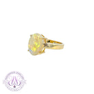 14kt Yellow Gold Solitaire Opal 2.81ct ring