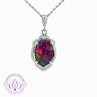 Sterling Silver Opal triplet 14x10mm Pendant
