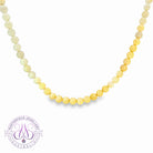 strand of beaded White Opal 45cm 5.5-6mm necklace