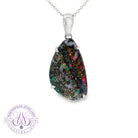 Sterling Silver claw set Boulder Opal 13.03ct pendant