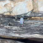 Sterling Silver Black Opal 0.67ct solitaire claw set ring - Masterpiece Jewellery Opal & Gems Sydney Australia | Online Shop