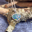 Sterling Silver Opal triplet 20.9x15.8mm pendant - Masterpiece Jewellery Opal & Gems Sydney Australia | Online Shop