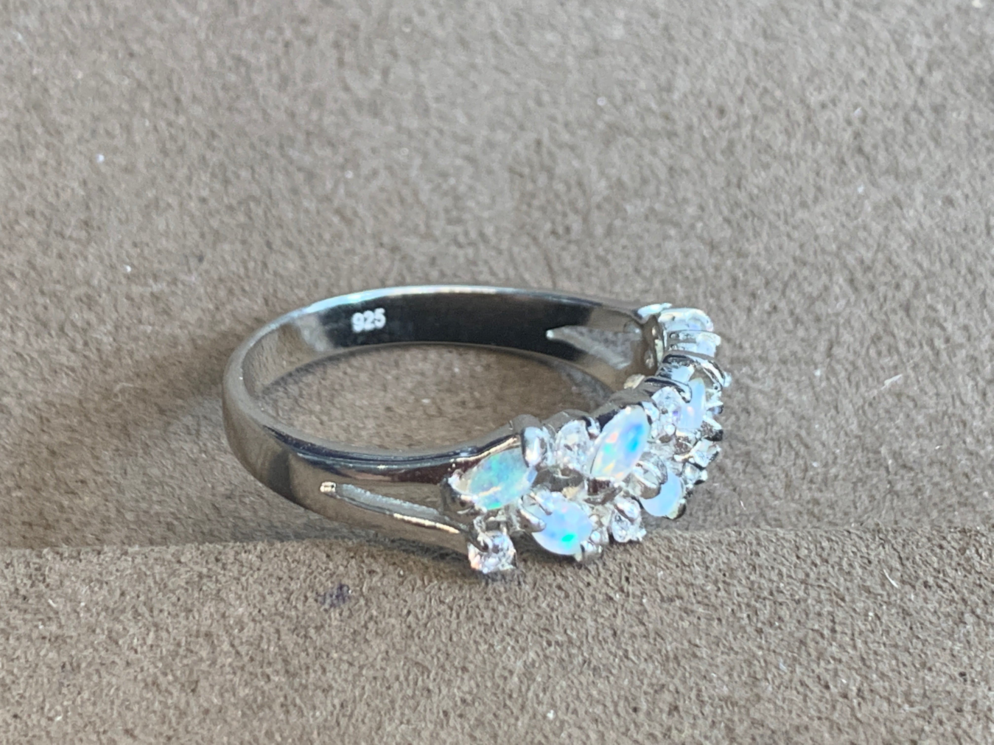 STERLING SILVER OPAL RING - Masterpiece Jewellery Opal & Gems Sydney Australia | Online Shop