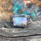 Sterling Silver Boulder Opal ring 11.5x8mm - Masterpiece Jewellery Opal & Gems Sydney Australia | Online Shop