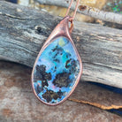 One Rose Gold plated Sterling Silver Freeform Boulder Opal pendant - Masterpiece Jewellery Opal & Gems Sydney Australia | Online Shop