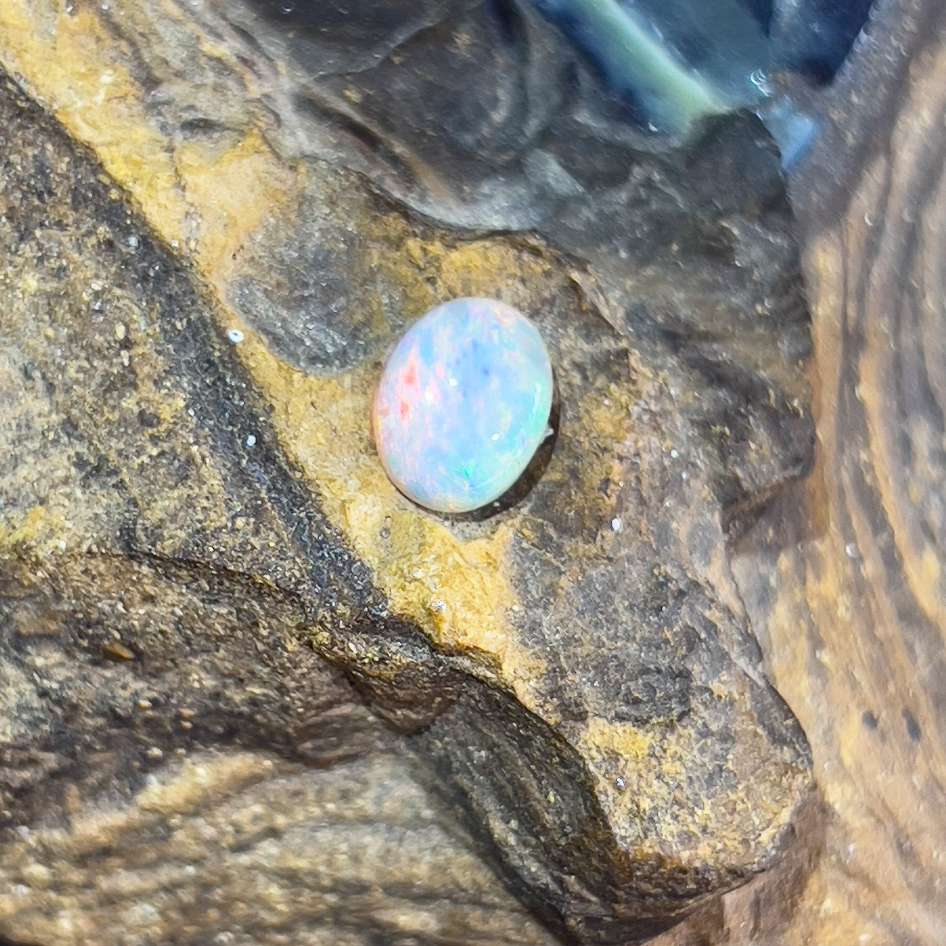 One Oval Light Opal 1.25ct - Masterpiece Jewellery Opal & Gems Sydney Australia | Online Shop