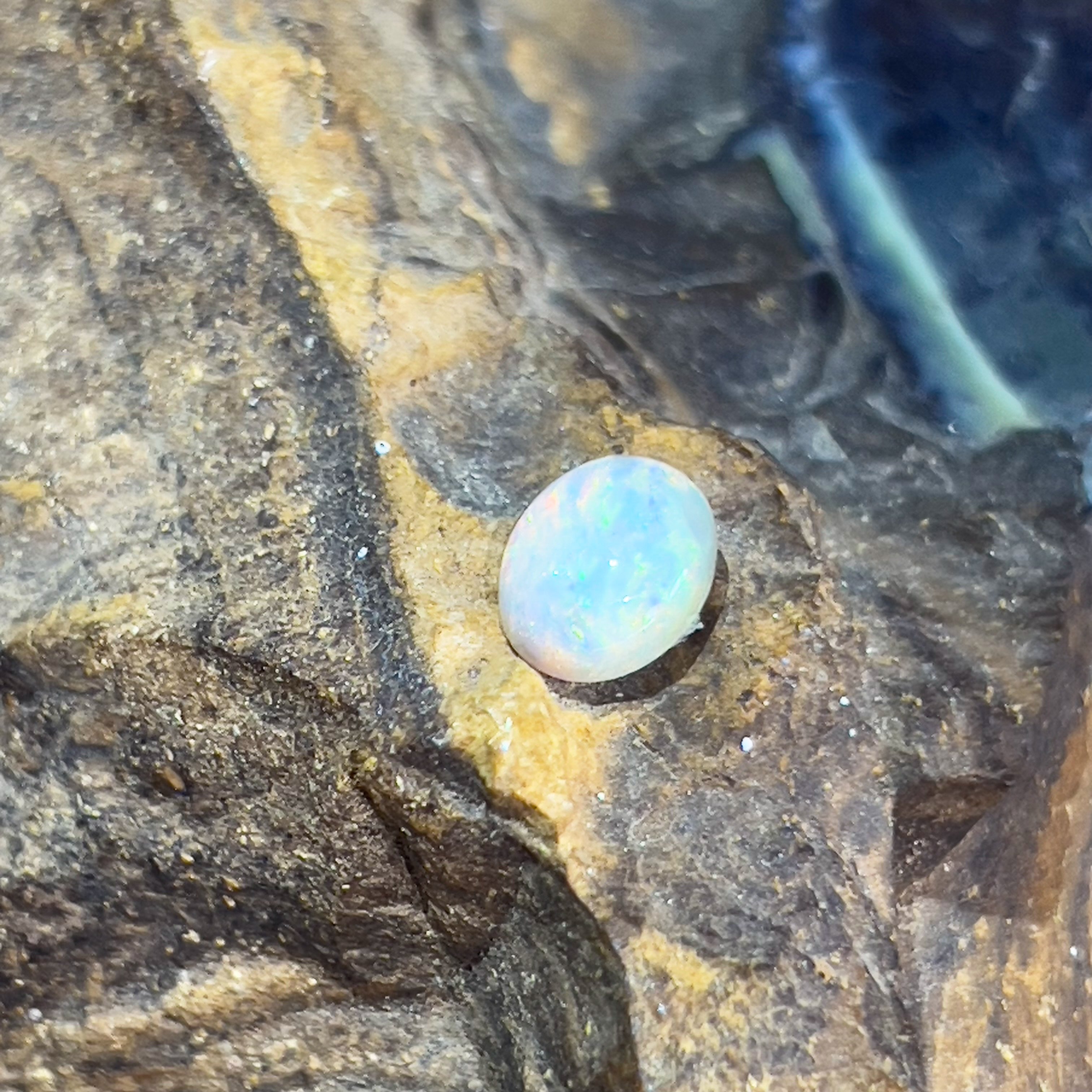 One Oval Light Opal 1.25ct - Masterpiece Jewellery Opal & Gems Sydney Australia | Online Shop