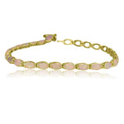 14kt Yellow Gold Opal bracelet - Masterpiece Jewellery Opal & Gems Sydney Australia | Online Shop