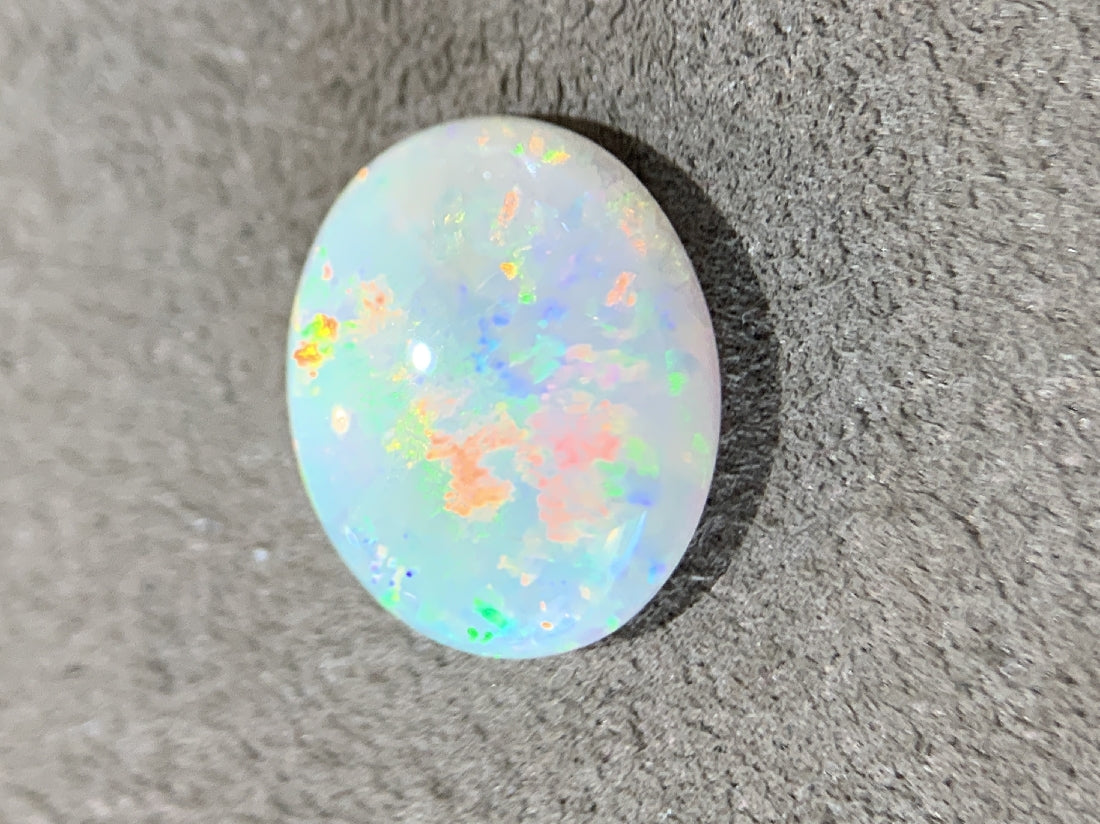 Oval Crystal Fire Opal 2.57ct - Masterpiece Jewellery Opal & Gems Sydney Australia | Online Shop