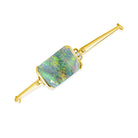 18kt Yellow Gold Black Opal Diamond bangle - Masterpiece Jewellery Opal & Gems Sydney Australia | Online Shop