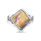 Sterling Silver Boulder Opal 3.22ct ring - Masterpiece Jewellery Opal & Gems Sydney Australia | Online Shop