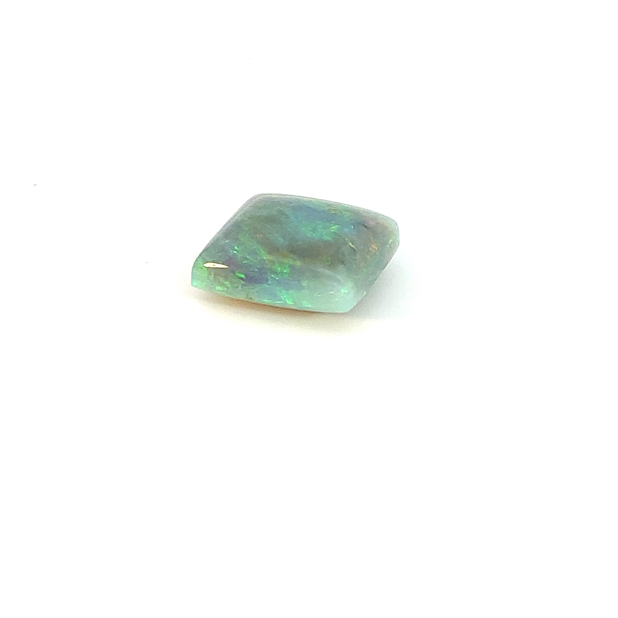 Square shape Black Opal Red Yellow Green 7ct - Masterpiece Jewellery Opal & Gems Sydney Australia | Online Shop