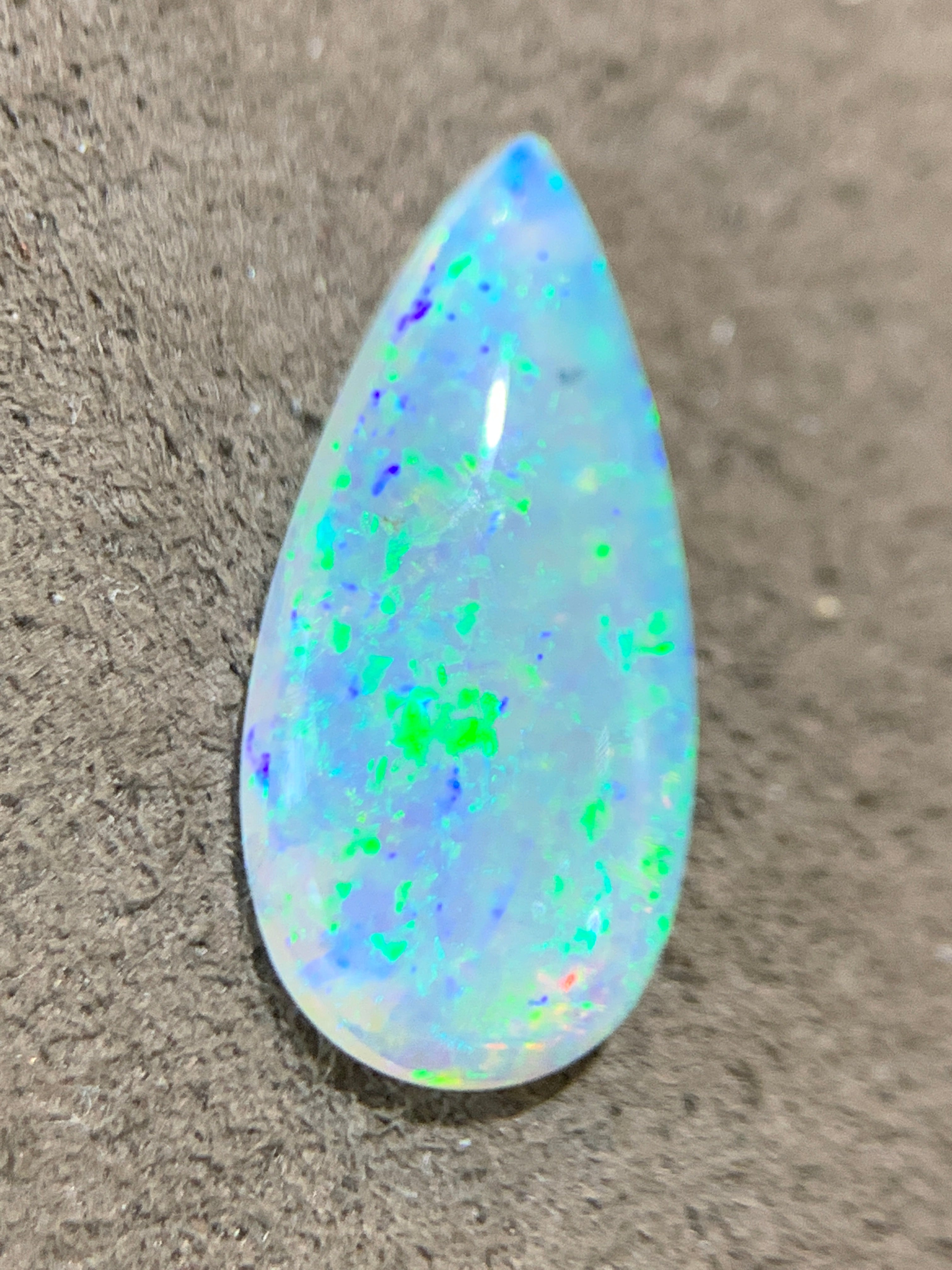 Pearshape Crystal Opal 1.6ct - Masterpiece Jewellery Opal & Gems Sydney Australia | Online Shop