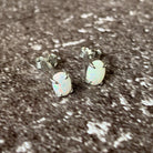 Sterling Silver Opal studs - Masterpiece Jewellery Opal & Gems Sydney Australia | Online Shop