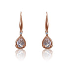 9kt Rose Gold Morganite and Diamond earrings - Masterpiece Jewellery Opal & Gems Sydney Australia | Online Shop